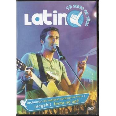 Imagem de Latino - 10 anos ao vivo dvd - EMI
