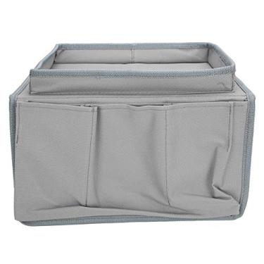 Imagem de Sofá ARMANT Organizador, Saco de Armazenamento de 4 Sofá, Sofá Bols Bols Pockets Organizer Pockets Sofá ARMEST TV TV REMOTO Organizador de Bolsa (Cinza)