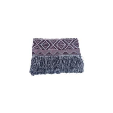 Imagem de Manta Xale Rustic  Jacquard 1pç 60% Algodão 40% Poliéster - Vermelho -