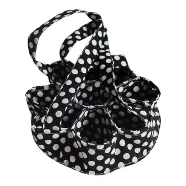 Imagem de Kokiya Cesta de Reuniões de Ovos, com 7 Bolsas, Organizador com Suporte de Alça, Bolsa de Lona para Dona de Casa Da Horta em Casa, Preto
