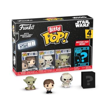 Imagem de Bitty Pop Star Wars Episódio V Han Solo,Wampa E Dagobah Yoda