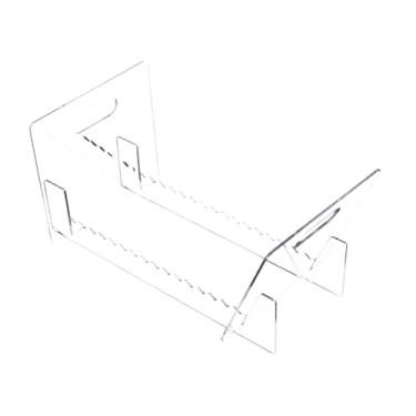 Imagem de IEUDNS Acrílico Record Record Record Display Clear Display Rack, Desktop Vinyl Record Stand Organizer For Books CDS CD