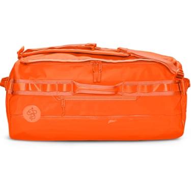 Imagem de Baboon to the Moon Bolsa esportiva grande – elegante, compacta, grande bolsa de viagem leve, durável, resistente à água para homens e mulheres, Laranja, LArge
