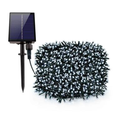 Imagem de Pisca Fio Leds Solar 1000 Lâmpadas Externa Decoração 100m