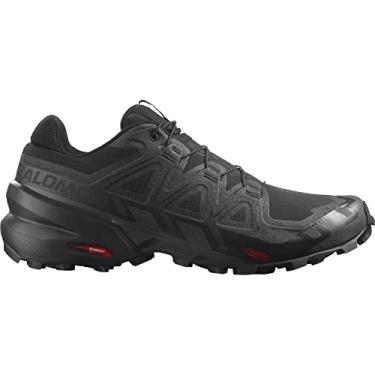 Imagem de Salomon Tênis masculino Speedcross 6, padrão, Preto/Preto/Fantasma, 12.5 Wide