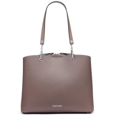 Imagem de Calvin Klein Bolsa com compartimento triplo granada, Cacau, One Size