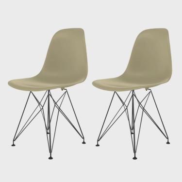 Imagem de Conjunto com 2 Cadeira para Sala de Jantar Eames Pp Eiffel