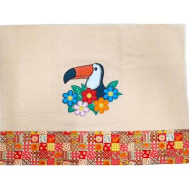 Imagem de Pano de Prato Patchwork 68x46cm 0121 Mod 10 - Auto Estima