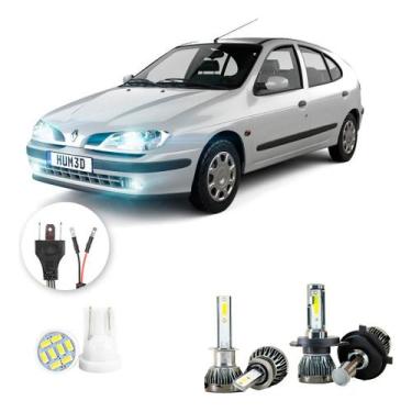 Imagem de Ultra Led Nano 22000lm Renault Megane 1995-1999 H4 H1 - LUXLED y3, Bra