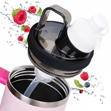 Imagem de Funnacle Adaptador De Copo Para Stanley Compatível Com Cartuchos De Sabor Cirkul, Compatível Com Copo Stanley Quencher De 20 Oz / 30 Oz Stanley Quencher H2.0 Flowstate Tumblers (Preto Transparente)