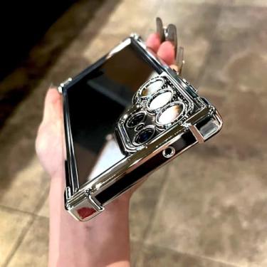 Imagem de Capa transparente à prova de choque para Samsung Galaxy S24 S23 S22 Ultra Plus FE S24FE S23FE A55 A15 A54 A53 A35 A25 5G capa dura, prata, para Samsung S22 Plus