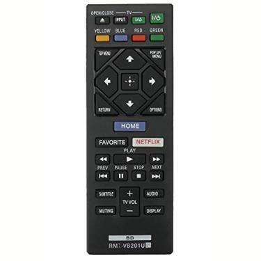 Imagem de RMT-VB201U RMTVB201U Controle remoto para Sony Blu-Ray Disc DVD Player BDPS3700 BDPS6700 BDP-BX370 BDP-S1700 UBP-X700 BDP-S3700 BDP-S6700 BDPBX370 UBPX700 BDPS1700 0 substituição de ajuste remoto para