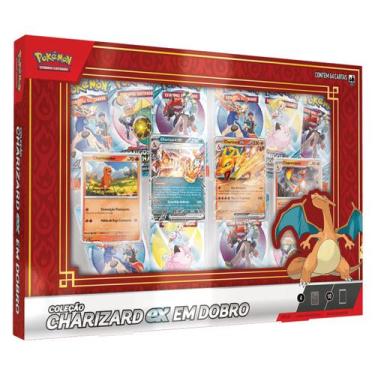 Imagem de Box Pokemon Charizard ex Em Dobro Cartas Pokemon - Pokémon
