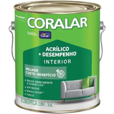 Imagem de Tinta Acrílica Coralar Palha 3,6 Litros - CORAL