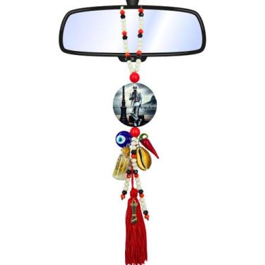 Imagem de Chaveiro Guia Patuá Proteção Zé Pilintra Retrovisor Carro - Balaio de 