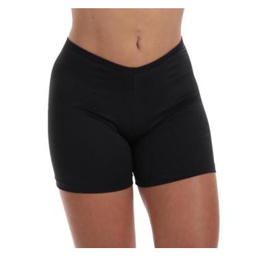 Imagem de Shortinho Anagua Cinta Conforto Pele Poliamida - Charme Delas, M, Pret