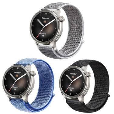 Imagem de Harikiri Pulseiras compatíveis com Amazfit Balance de 46 mm, pulseira de nylon de 22 mm para Amazfit GTR 2/2e/3/3 Pro/4/, Amazfit Stratos/2/2s/3/Pace/Falcon