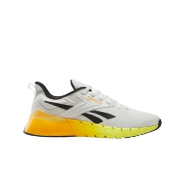 Imagem de Reebok Tênis masculino Nano Gym, Giz/preto/âmbar elétrico, 43