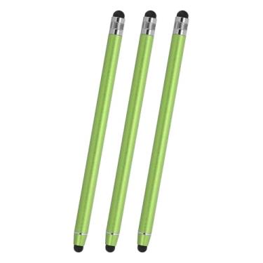 Imagem de PATIKIL 3 canetas Stylus para telas sensíveis ao toque, 2 em 1, de alta sensibilidade, caneta capacitiva para celulares, tablets, laptops, dispositivos com tela sensível ao toque, verde