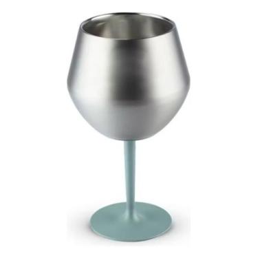 Imagem de Taça De Gin 2 Em 1 Térmico Inox Parede Dupla Whisky 410ml - Sem Marca,