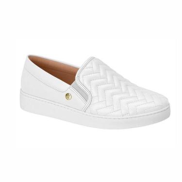 Imagem de Tênis Feminino Slip On Vizzano Matelassê, Branco, 35