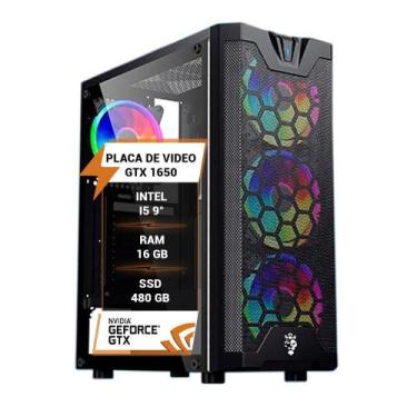 Imagem de Pc Gamer Intel Core I5 9 Ram 16Gb Ddr4 Gtx1650 Ssd 480Gb - Wj Info