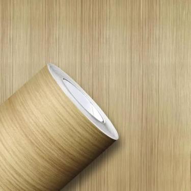 Imagem de Papel Adesivo Premium Madeira Carvalho Texturizado 5 metros = 1 Rolo de 5m X 45cm Autoadesivo Sala, Quarto, Parede, Móveis