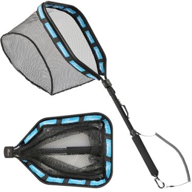 Imagem de GOODCAT Rede De Pesca Flutuante Para Truta Arco-Íris, Salmão, Mosca, Caiaque, Peixe-Gato, Robalo, Truta, Pouso Com Revestimento Borracha, Fácil Captura E Liberação, Durável, Compacta Dobrável Transp