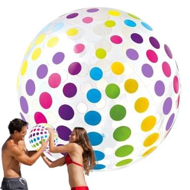 Imagem de Bola De Praia Insuflável - Brinquedos Infláveis | Portátil 40 cm Bolas para Desportos de Equipa e Atividades ao Ar Livre em Parque Piscina Areia Escola Festa