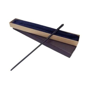 Imagem de varinha mágica com núcleo de metal cosplay para crianças com caixa - o