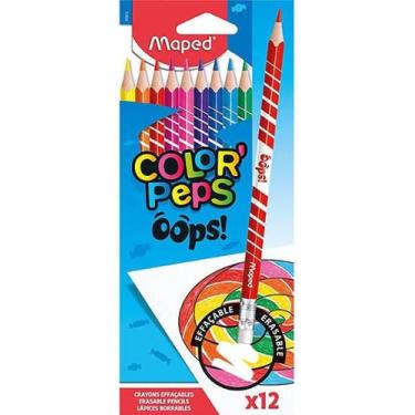 Imagem de Lápis De Cor ColorPeps Oops Apagável 12 Cores  Maped