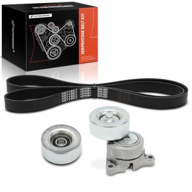 Imagem de A-Premium Kit De Transmissão Por Correia Serpentina Compatível Com Subaru Outback 2001, 2002, 2003 E 2004 - Dohc H6 3.0L