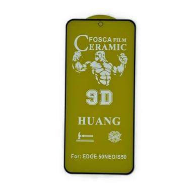 Imagem de Película Fosca de Ceramica 3d 9d Protetora de Tela anti-riscos queda Full Cover Compatível com Moto Edge 50 Neo