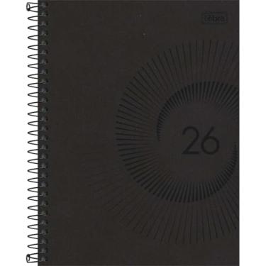 Imagem de Planner SEMANAL, executivo, Prátika 2026 Espiral 17,7 x 24 cm- Preto