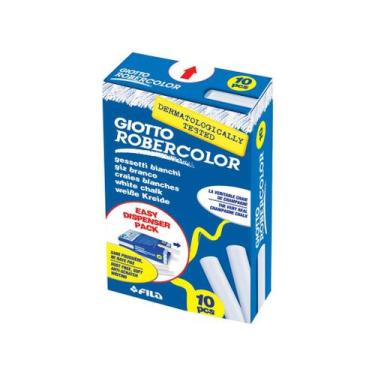 Imagem de Giz Para Lousa Giotto Robercolor Anti Alergico 10 Un Branco