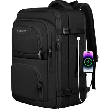 Imagem de Mochila de viagem YGSNTG Large 45L com compartimento para laptop de 17,3 polegadas