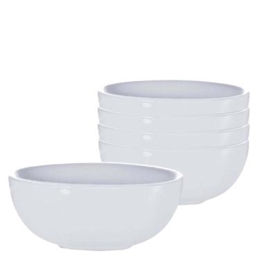 Imagem de Jogo de Bowl de Vidro Redondo Branco 500ml, 6pcs- Ruvolo
