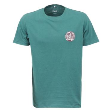 Imagem de Camiseta Masculina Verde Wrangler 37995