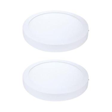 Imagem de Kit 2 Painel Plafon Led Sobrepor Red Neutra 4000K 24W 29Cm - Avant