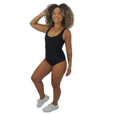 Imagem de Maiô Feminino Natação - CAROLGAVA, Preto                     002, P