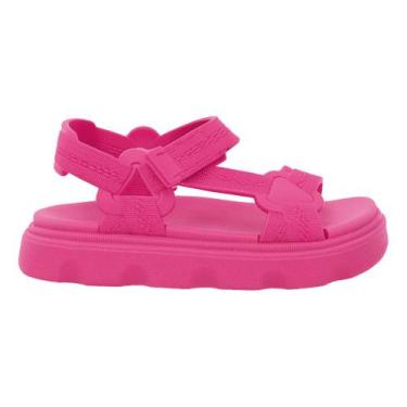 Imagem de Sandália Papete Infantil Menina Calce Facil Leve e Confortável Dia a D