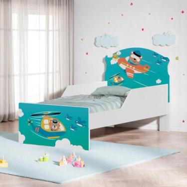 Imagem de Cama Infantil Tick Patrulha Animal Com Colchão - Mais de Casa