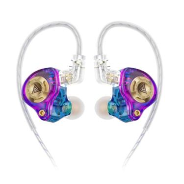 Imagem de Yeabomy Qkz Ak6 Lucky in Ear Monitor, fones de ouvido HiFi com fio, som sintonizável, fones de ouvido para jogos com interruptor de ajuste de 3 níveis, cabo destacável para chamadas de vídeo e jogos