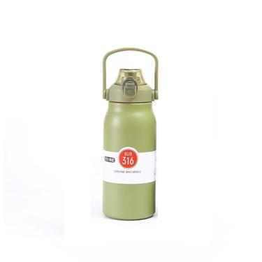 Imagem de Garrafa Térmica Aço Inoxidável 1700Ml Isolada Vácuo Verde