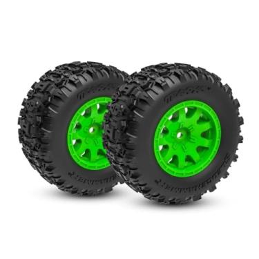 Imagem de Traxxas 10771-GRN - Mini Maxx Sledgehammer Front Tires (2), Green, Green