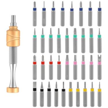 Imagem de Kit de reparo magnético portátil de micro chaves de fenda para ajuste de almofada de nariz de óculos e slot para cartão SIM do telefone