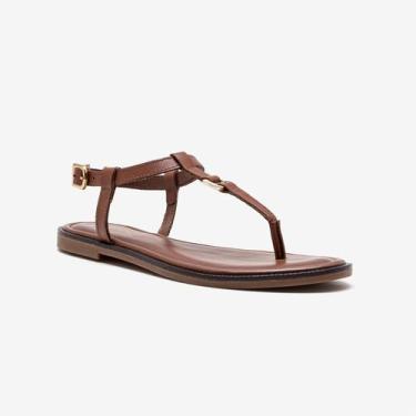 Imagem de Rasteira Feminina Lunna Tan - Democrata, 35