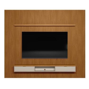 Imagem de Painel Ripado Decorativo Sala Quarto 141x250cm Prime Plus L06 Nature Fosco - Mpozenato