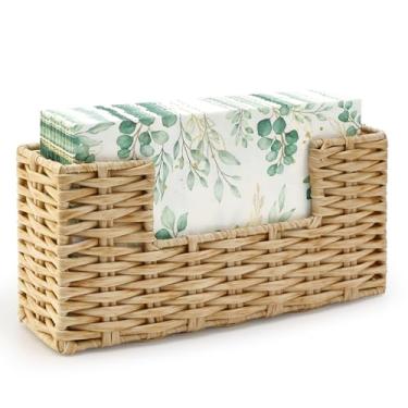 Imagem de Suporte de toalha de papel de convidado para porta-guardanapos de banheiro Suporte descartável de toalha de rosto de mão moderno suporte de dispensador de guardanapo vertical bandeja para mesa de