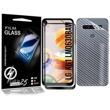 Imagem de Película Vidro 3D + Película De Carbono LG K61 LMQ630BAW 6.5 - Cell In